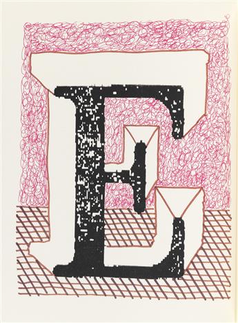 HOCKNEY, DAVID. Hockneys Alphabet.